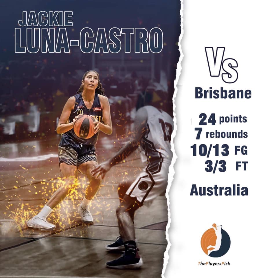 Jackie Luna-Castro put on a show vs Brisbane in Australia!