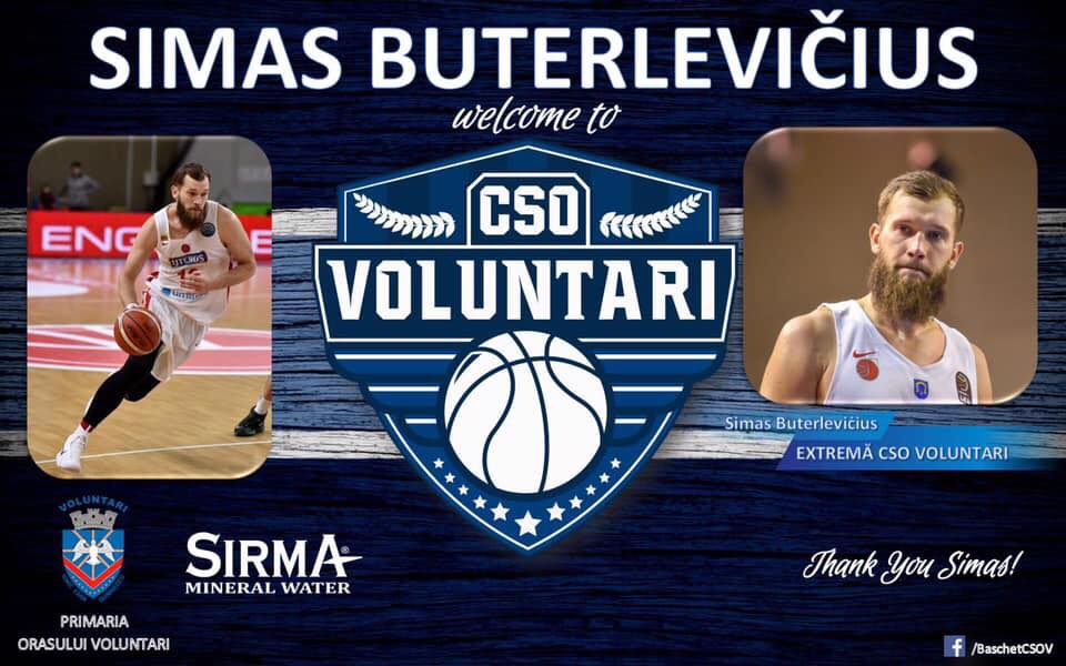 Simas Buterlevicius signed with Voluntari in Romania!