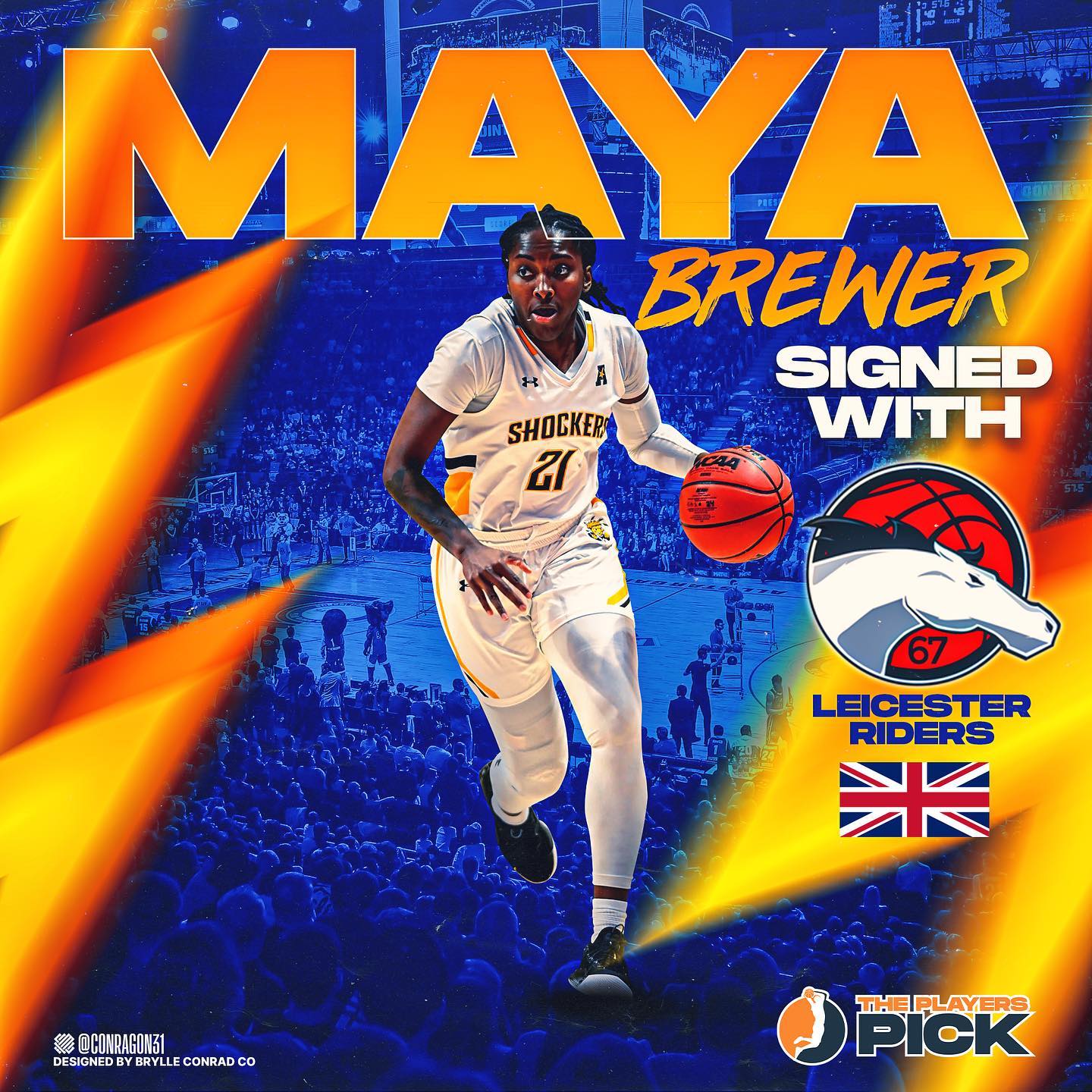 Maya Brewer signed with Leicester Riders in WBBL!