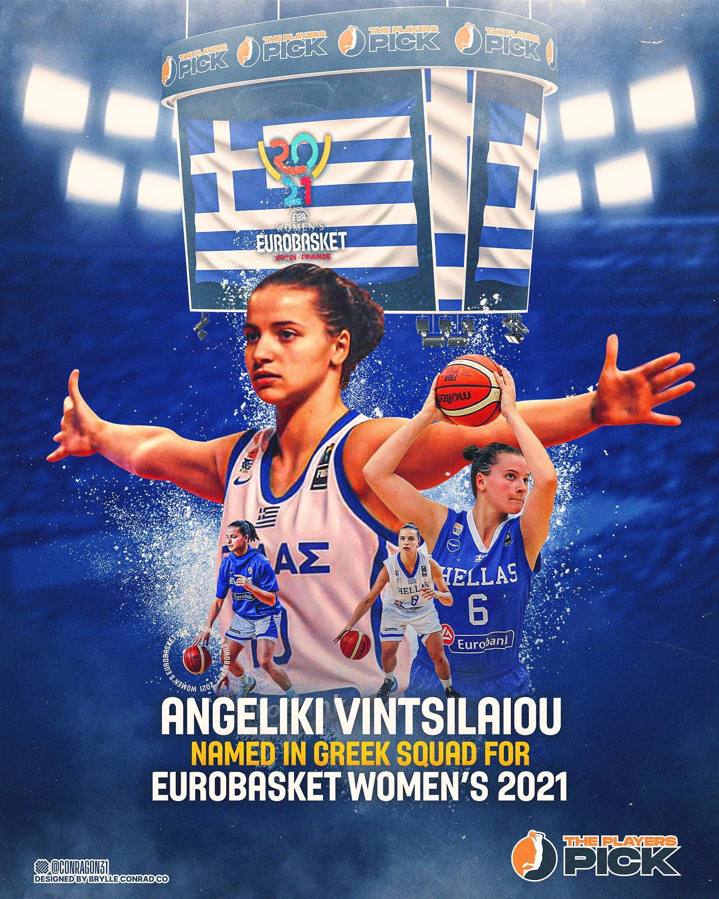 Angeliki Vintsilaiou named in Greek squad for Eurobasket 2021!